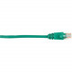 Black Box CAT5e Value Line Patch Cable, Stranded, Green, 6-ft. (1.8-m), 5-Pack - 6 ft Category 5e Network Cable for Network Device - First End: 1 x RJ-45 Male Network - Second End: 1 x RJ-45 Male Network - Patch Cable - Gold Plated Contact - Green - 5 Pac