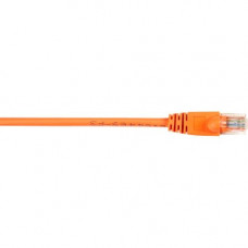 Black Box CAT5e Value Line Patch Cable, Stranded, Orange, 15-ft. (4.5-m) - 15 ft Category 5e Network Cable for Network Device - First End: 1 x RJ-45 Male Network - Second End: 1 x RJ-45 Male Network - Patch Cable - Orange - RoHS Compliance CAT5EPC-015-OR