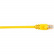 Black Box CAT5e Value Line Patch Cable, Stranded, Yellow, 15-ft. (4.5-m), 10-Pack - 15 ft Category 5e Network Cable for Network Device - First End: 1 x RJ-45 Male Network - Second End: 1 x RJ-45 Male Network - Patch Cable - Yellow - 10 Pack - RoHS Complia