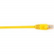 Black Box CAT5e Value Line Patch Cable, Stranded, Yellow, 15-ft. (4.5-m), 25-Pack - 15 ft Category 5e Network Cable for Network Device - First End: 1 x RJ-45 Male Network - Second End: 1 x RJ-45 Male Network - Patch Cable - Yellow - 25 Pack - RoHS Complia