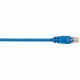 Black Box CAT5e Value Line Patch Cable, Stranded, Blue, 20-ft. (6.0-m), 25-Pack - 20 ft Category 5e Network Cable for Network Device - First End: 1 x RJ-45 Male Network - Second End: 1 x RJ-45 Male Network - Patch Cable - Gold Plated Contact - Blue - 25 P