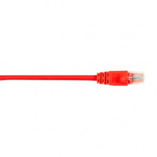 Black Box CAT5e Value Line Patch Cable, Stranded, Red, 20-ft. (6.0-m), 25-Pack - 19.70 ft Category 5e Network Cable for Network Device - First End: 1 x RJ-45 Male Network - Second End: 1 x RJ-45 Male Network - Patch Cable - Red - 25 Pack - RoHS Compliance