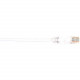 Black Box CAT5e Value Line Patch Cable, Stranded, White, 20-ft. (6.0-m), 25-Pack - 20 ft Category 5e Network Cable for Network Device - First End: 1 x RJ-45 Male Network - Second End: 1 x RJ-45 Male Network - Patch Cable - White - 25 Pack - RoHS Complianc
