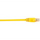 Black Box CAT5e Value Line Patch Cable, Stranded, Yellow, 20-ft. (6.0-m), 25-Pack - 20 ft Category 5e Network Cable for Network Device - First End: 1 x RJ-45 Male Network - Second End: 1 x RJ-45 Male Network - Patch Cable - 26 AWG - Yellow - 25 Pack - RoH