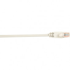 Black Box CAT5e 100-MHz Molded Snagless Patch Cable UTP CM PVC GY 6FT 10PK - 6 ft Category 5e Network Cable for Network Device - First End: 1 x RJ-45 Male Network - Second End: 1 x RJ-45 Male Network - 1 Gbit/s - Patch Cable - Gold-flash Plated Connector 