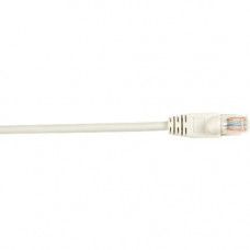 Black Box Connect CAT5e 100 MHz Ethernet Patch Cable - UTP, PVC, Snagless, Gray, 25 ft. - 25 ft Category 5e Network Cable for Network Device - First End: 1 x RJ-45 Male Network - Second End: 1 x RJ-45 Male Network - Patch Cable - Gold Plated Contact - Gra