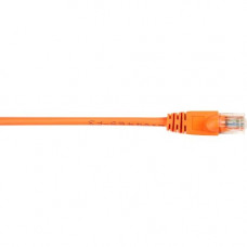 Black Box CAT5e Value Line Patch Cable, Stranded, Orange, 25-ft. (7.5-m), 5-Pack - 25 ft Category 5e Network Cable for Network Device - First End: 1 x RJ-45 Male Network - Second End: 1 x RJ-45 Male Network - Patch Cable - Orange - 5 Pack - RoHS Complianc