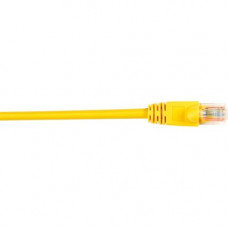 Black Box CAT5e Value Line Patch Cable, Stranded, Yellow, 25-ft. (7.5-m), 10-Pack - 25 ft Category 5e Network Cable for Network Device - First End: 1 x RJ-45 Male Network - Second End: 1 x RJ-45 Male Network - Patch Cable - 26 AWG - Yellow - 10 Pack - RoH