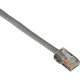 Black Box Cat.5e UTP Patch Network Cable - 2 ft Category 5e Network Cable for Network Device - First End: 1 x RJ-45 Male Network - Second End: 1 x RJ-45 Male Network - Patch Cable - Gold-flash Plated Contact - Gray CAT5EPC-B-002-GY