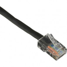 Black Box Cat.6 UTP Patch Network Cable - 2 ft Category 6a Network Cable for Network Device - First End: 1 x RJ-45 Male Network - Second End: 1 x RJ-45 Male Network - Patch Cable - Gold-flash Plated Contact - Black CAT6PC-B-002-BK