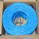 Premiertek Cat6 Bulk Bare Copper Network Cable 1000ft (Blue) - 1000 ft Category 6 Network Cable for Network Device - Bare Wire - Bare Wire - 125 MB/s - Blue CAT6-BC-1KFT-BL