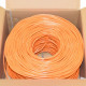 Premiertek 1000Ft Cat6 23AWG CCA UTP 4-pairs Premium Network LAN Cable - 1000 ft Category 6 Network Cable for Network Device - Bare Wire - Bare Wire - 1 Gbit/s - 23 AWG - Orange CAT6-CCA-1KFT-O