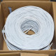 Premiertek Cat6 Bulk Cable 1000ft (White) - 1000 ft Category 6 Network Cable for Network Device - Bare Wire - Bare Wire - 125 MB/s - White CAT6-CCA-1KFT-W