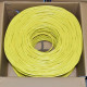 Premiertek Cat6 Bulk Cable 1000ft (Yellow) - 1000 ft Category 6 Network Cable for Network Device - Bare Wire - Bare Wire - 125 MB/s - Yellow CAT6-CCA-1KFT-Y