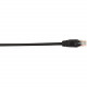 Black Box CAT6 Value Line Patch Cable, Stranded, Black, 1-ft. (0.3-m), 25-Pack - 1 ft Category 6 Network Cable for Network Device - First End: 1 x RJ-45 Male Network - Second End: 1 x RJ-45 Male Network - Patch Cable - Gold Plated Contact - Black - 25 Pac