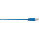 Black Box CAT6 Value Line Patch Cable, Stranded, Blue, 1-ft. (0.3-m), 25-Pack - 1 ft Category 6 Network Cable for Network Device - First End: 1 x RJ-45 Male Network - Second End: 1 x RJ-45 Male Network - Patch Cable - Gold Plated Contact - Blue - 25 Pack 