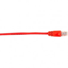Black Box CAT6 Value Line Patch Cable, Stranded, Red, 2-ft. (0.6-m) - 2 ft Category 6 Network Cable for Network Device - First End: 1 x RJ-45 Male Network - Second End: 1 x RJ-45 Male Network - Patch Cable - Red - 5 Pack CAT6PC-002-RD