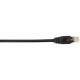 Black Box CAT6 Value Line Patch Cable, Stranded, Black, 3-ft. (0.9-m) - 3 ft Category 6 Network Cable for Network Device - First End: 1 x RJ-45 Male Network - Second End: 1 x RJ-45 Male Network - Patch Cable - Gold Plated Contact - Black - 1 Pack - RoHS, 