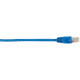 Black Box CAT6 Value Line Patch Cable, Stranded, Blue, 3-ft. (0.9-m), 10-Pack - 3 ft Category 6 Network Cable for Network Device - First End: 1 x RJ-45 Male Network - Second End: 1 x RJ-45 Male Network - Patch Cable - Gold Plated Contact - Blue - 10 Pack 