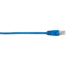 Black Box CAT6 Value Line Patch Cable, Stranded, Blue, 3-ft. (0.9-m) - 3 ft Category 6 Network Cable for Network Device - First End: 1 x RJ-45 Male Network - Second End: 1 x RJ-45 Male Network - Patch Cable - Gold Plated Contact - 26 AWG - Blue - 1 Pack -