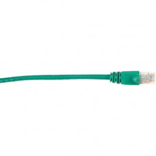 Black Box CAT6 Value Line Patch Cable, Stranded, Green, 3-ft. (0.9-m), 25-Pack - 3 ft Category 6 Network Cable for Network Device - First End: 1 x RJ-45 Male Network - Second End: 1 x RJ-45 Male Network - Patch Cable - Gold Plated Contact - Green - 25 Pac