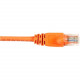 Black Box CAT6 Value Line Patch Cable, Stranded, Orange, 3-ft. (0.9-m) - 3 ft Category 6 Network Cable for Network Device - First End: 1 x RJ-45 Male Network - Second End: 1 x RJ-45 Male Network - Patch Cable - Gold Plated Contact - Orange - 1 Pack - RoHS