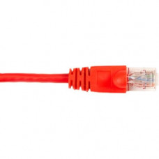 Black Box CAT6 Value Line Patch Cable, Stranded, Red, 3-ft. (0.9-m) - 3 ft Category 6 Network Cable for Network Device - First End: 1 x RJ-45 Male Network - Second End: 1 x RJ-45 Male Network - Patch Cable - Gold Plated Contact - Red - 1 Pack - RoHS Compl
