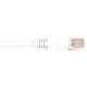 Black Box CAT6 Value Line Patch Cable, Stranded, White, 3-ft. (0.9-m) - 3 ft Category 6 Network Cable for Network Device - First End: 1 x RJ-45 Male Network - Second End: 1 x RJ-45 Male Network - Patch Cable - Gold Plated Contact - White - 1 Pack - RoHS C