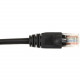 Black Box CAT6 Value Line Patch Cable, Stranded, Black, 4-ft. (1.2-m) - 4 ft Category 6 Network Cable for Network Device - First End: 1 x RJ-45 Male Network - Second End: 1 x RJ-45 Male Network - Patch Cable - 26 AWG - Black - 25 Pack CAT6PC-004-BK