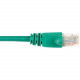 Black Box CAT6 Value Line Patch Cable, Stranded, Green, 4-ft. (1.2-m) - 4 ft Category 6 Network Cable for Network Device - First End: 1 x RJ-45 Male Network - Second End: 1 x RJ-45 Male Network - Patch Cable - Green CAT6PC-004-GN