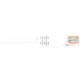 Black Box CAT6 Value Line Patch Cable, Stranded, White, 4-ft. (1.2-m) - 4 ft Category 6 Network Cable for Network Device - First End: 1 x RJ-45 Male Network - Second End: 1 x RJ-45 Male Network - Patch Cable - White CAT6PC-004-WH