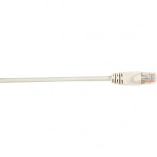 Black Box Connect CAT6 250-MHz Stranded Ethernet Patch Cable - 5 ft Category 6 Network Cable for Network Device - First End: 1 x RJ-45 Male Network - Second End: 1 x RJ-45 Male Network - Patch Cable - Gold-flash Plated Contact - Gray - 10 Pack CAT6PC-005-