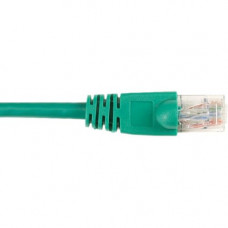 Black Box CAT6 Value Line Patch Cable, Stranded, Green, 7-ft. (2.1-m) - 7 ft Category 6 Network Cable for Network Device - First End: 1 x RJ-45 Male Network - Second End: 1 x RJ-45 Male Network - Patch Cable - Gold Plated Contact - Green - RoHS Compliance
