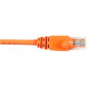 Black Box CAT6 Value Line Patch Cable, Stranded, Orange, 3-ft. (0.9-m), 10-Pack - 3 ft Category 6 Network Cable for Network Device - First End: 1 x RJ-45 Male Network - Second End: 1 x RJ-45 Male Network - Patch Cable - Gold Plated Contact - Orange - 10 P