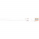 Black Box CAT6 Value Line Patch Cable, Stranded, White, 7-ft. (2.1-m), 10-Pack - 7 ft Category 6 Network Cable for Network Device - First End: 1 x RJ-45 Male Network - Second End: 1 x RJ-45 Male Network - Patch Cable - Gold Plated Contact - White - 10 Pac