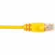 Black Box CAT6 Value Line Patch Cable, Stranded, Yellow, 15-ft. (4.5-m), 25-Pack - 15 ft Category 6 Network Cable for Network Device - First End: 1 x RJ-45 Male Network - Second End: 1 x RJ-45 Male Network - Patch Cable - Gold Plated Contact - Yellow - 25