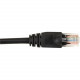 Black Box CAT6 Value Line Patch Cable, Stranded, Black, 2-ft. (0.6-m), 25-Pack - 2 ft Category 6 Network Cable for Network Device - First End: 1 x RJ-45 Male Network - Second End: 1 x RJ-45 Male Network - Patch Cable - Gold Plated Contact - Black - 25 Pac