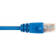 Black Box CAT6 Value Line Patch Cable, Stranded, Blue, 4-ft. (1.2-m), 5-Pack - Category 6 for Network Device - Patch Cable - 4 ft - 5 Pack - 1 x RJ-45 Male Network - 1 x RJ-45 Male Network - Gold Plated Contact - Blue - RoHS Compliance CAT6PC-004-BL-5PAK