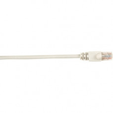 Black Box Connect Cat.6 UTP Patch Network Cable - 10 ft Category 6 Network Cable for Network Device, Patch Panel, Wallplate - First End: 1 x RJ-45 Male Network - Second End: 1 x RJ-45 Male Network - Patch Cable - Gold-flash Plated Contact - 26 AWG - Gray 