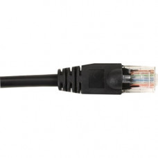 Black Box CAT6 Value Line Patch Cable, Stranded, Black, 15-ft. (4.5-m), 5-Pack - 15 ft Category 6 Network Cable for Network Device - First End: 1 x RJ-45 Male Network - Second End: 1 x RJ-45 Male Network - Patch Cable - Gold Plated Contact - Black - 5 Pac