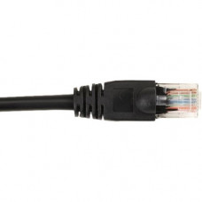 Black Box CAT6 Value Line Patch Cable, Stranded, Black, 15-ft. (4.5-m) - 15 ft Category 6 Network Cable for Network Device - First End: 1 x RJ-45 Male Network - Second End: 1 x RJ-45 Male Network - Patch Cable - Gold Plated Contact - Black - 25 Pack - RoH