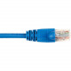 Black Box CAT6 Value Line Patch Cable, Stranded, Blue, 15-ft. (4.5-m), 10-Pack - 15 ft Category 6 Network Cable for Network Device - First End: 1 x RJ-45 Male Network - Second End: 1 x RJ-45 Male Network - Patch Cable - Gold Plated Contact - Blue - 10 Pac