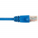 Black Box CAT6 Value Line Patch Cable, Stranded, Blue, 15-ft. (4.5-m) - 15 ft Category 6 Network Cable for Network Device - First End: 1 x RJ-45 Male Network - Second End: 1 x RJ-45 Male Network - Patch Cable - Gold Plated Contact - Blue - RoHS Compliance