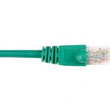 Black Box CAT6 Value Line Patch Cable, Stranded, Green, 15-ft. (4.5-m), 5-Pack - 15 ft Category 6 Network Cable for Network Device - First End: 1 x RJ-45 Male Network - Second End: 1 x RJ-45 Male Network - Patch Cable - Gold Plated Contact - Green - 5 Pac