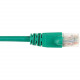 Black Box CAT6 Value Line Patch Cable, Stranded, Green, 15-ft. (4.5-m), 10-Pack - 15 ft Category 6 Network Cable for Network Device - First End: 1 x RJ-45 Male Network - Second End: 1 x RJ-45 Male Network - Patch Cable - Gold Plated Contact - Green - 10 P