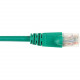 Black Box CAT6 Value Line Patch Cable, Stranded, Green, 15-ft. (4.5-m) - 15 ft Category 6 Network Cable for Network Device - First End: 1 x RJ-45 Male Network - Second End: 1 x RJ-45 Male Network - Patch Cable - Gold Plated Contact - Green - RoHS Complian