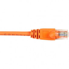 Black Box CAT6 Value Line Patch Cable, Stranded, Orange, 15-ft. (4.5-m), 10-Pack - 15 ft Category 6 Network Cable for Network Device - First End: 1 x RJ-45 Male Network - Second End: 1 x RJ-45 Male Network - Patch Cable - Gold Plated Contact - Orange - 10