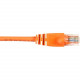 Black Box CAT6 Value Line Patch Cable, Stranded, Orange, 15-ft. (4.5-m) - 15 ft Category 6 Network Cable for Network Device - First End: 1 x RJ-45 Male Network - Second End: 1 x RJ-45 Male Network - Patch Cable - Gold Plated Contact - Orange - 1 Pack - Ro