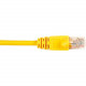 Black Box CAT6 Value Line Patch Cable, Stranded, Yellow, 15-ft. (4.5-m) - 15 ft Category 6 Network Cable for Network Device - First End: 1 x RJ-45 Male Network - Second End: 1 x RJ-45 Male Network - Patch Cable - Gold Plated Contact - Yellow - RoHS Compli
