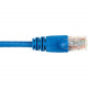 Black Box CAT6 Value Line Patch Cable, Stranded, Blue, 20-ft. (6.0-m), 10-Pack - 20 ft Category 6 Network Cable for Network Device - First End: 1 x RJ-45 Male Network - Second End: 1 x RJ-45 Male Network - Patch Cable - Gold Plated Contact - Blue - 10 Pac